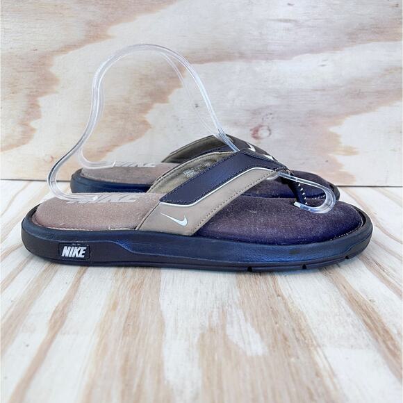 Nike - Comfort Thong - Flip Flop Sandals - Brown - Men's - 9 - 431880-202 - Picture 1 of 9